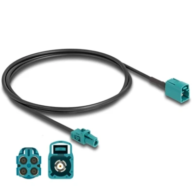 Afbeelding van Delock Kabel Mini FAKRA Z Buchse quad zu FAKRB B Typ H