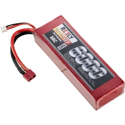 Afbeelding van Reely LiPo accupack 7.4 V 6000 mAh Aantal cellen: 2 50 C Hardcase T stekkersysteem