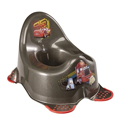Afbeelding van Keeeper Peppa Pig Babypan, Vanaf Ca. 18 Maanden Tot 3 Jaar, Anti Slip Functie, Adam Cars Grijs
