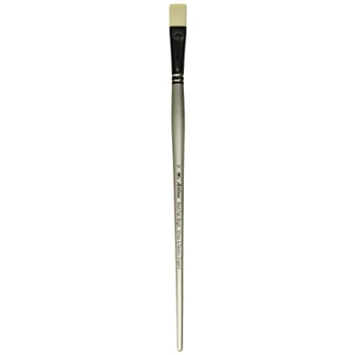 Afbeelding van Winsor &amp; Newton 5524014 Artisan synthetisch penseel met kenmerken van varkenshaar, robuust en duurzaam, perfect voor stroperige olieverf Plat penseel, kort Nr.14,