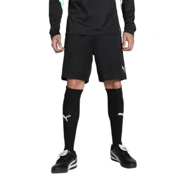 Afbeelding van PUMA IndividualLIGA Training Shorts 2 (open pockets) Heren Sportbroek Black Fizzy Apple Maat XL