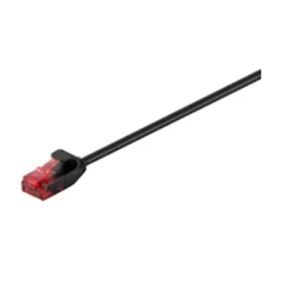 Afbeelding van MicroConnect U/UTP CAT6 10M Black Slim Unshielded Network Cable, PVC, 4x2xAWG 30/7 CU, OD : 3.6mm