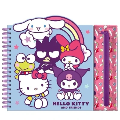 Afbeelding van Kids Licensing Activiteitenboek met afneembaar etui Hello Kitty &amp; Friends