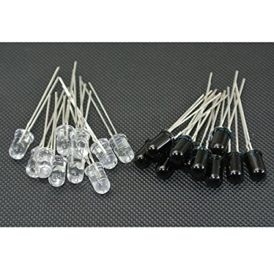 Afbeelding van 10 stks Lancering + Ontvanger 5 mm 940nm IR Infrarood Diode LED Lampen