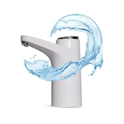 Afbeelding van NK Waterdispenser LED Indicator, 1500 mAh USB Oplaadbare Batterij, Siliconen Materiaal, Compatibel met 4,5L 5L 7,5L 10L 11,3L 15L 18,9L (3,8 4,8cm Adapter) (Wit)
