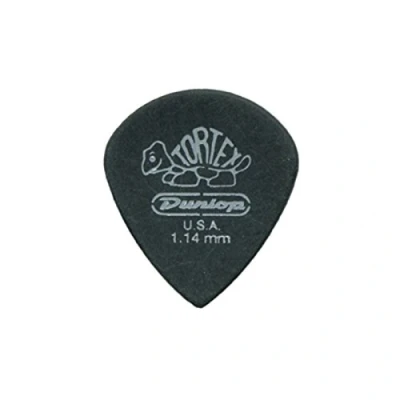 Afbeelding van Dunlop Pitch Black Jazz gitaarplectrums 12 stuks 1.14 mm zwart