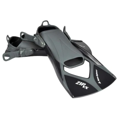Afbeelding van Aqua Sphere Unisex&#039;s Zip VX Swim Training Fin, Zwart/Grijs, Groot