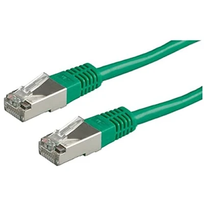 Afbeelding van Netwerkkabel Cat5e S/FTP 0.5 meter (100% koper, Groen)