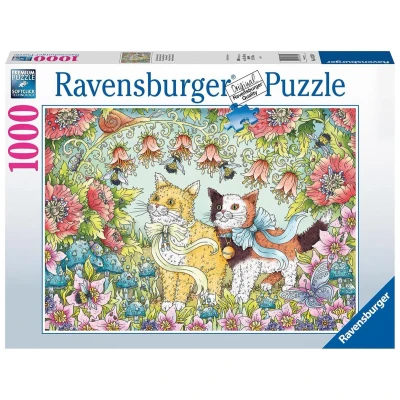 Afbeelding van Ravensburger Puzzel Kattenvriendschap 1000 Stukjes