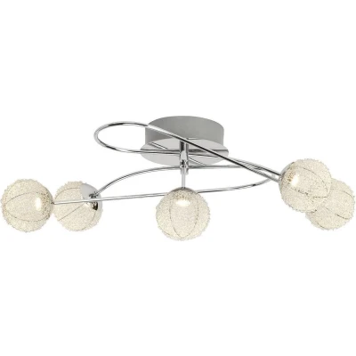 Afbeelding van Brilliant G94343/77 Dajana LED plafondlamp vast ingebouwd 25 W Chroom