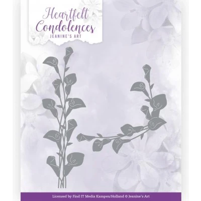 Afbeelding van Dies Amy Design Jeanine&#039;s Art Heartfelt Condolences Calla