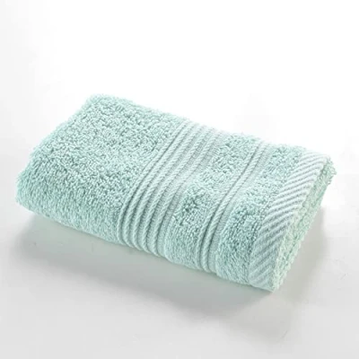 Afbeelding van douceur d&#039;intérieur, Gastenhanddoek, 30 x 50 cm, Celadon, 100% katoen, tederheid