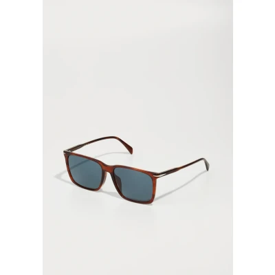 Afbeelding van DAVID BECKHAM Uomo DB 1145/G/S EX4/KU Occhiali da sole Acetato Corno marrone Blu Squadrata