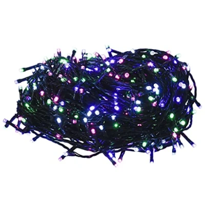 Afbeelding van vidaXL Lichtslinger met 600 LED&#039;s pastel meerkleurig 60 m PVC, LED snoer, lichtslinger, kerstverlichting, lichtsnoer, sprookjeslicht, kerstlicht