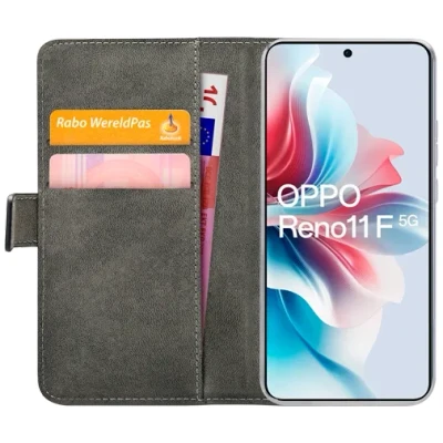 Afbeelding van Mobilize PU leer Book Case Zwart OPPO Reno11 F 5G