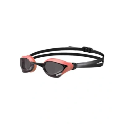 Afbeelding van Arena Unisex Cobra Core Swipe Anti Fog Racing Zwembril voor Mannen en Vrouwen Polycarbonaat Non Mirror Lens, Rook/Koraal