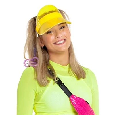 Afbeelding van Folat Zonneklep Neon Geel One size