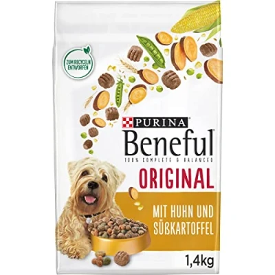 Afbeelding van Beneful Origineel hondenvoer droog, met kip en zoete aardappel, 6 stuks (6 x 1,4 kg)