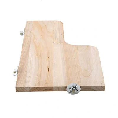 Afbeelding van HEEPDD Hamster Springboard, L vormige Kleine Huisdier Natuurlijke Houten Stand Platform Speelgoed Springen Klimmen Fysieke Oefening Tool Voor Muis Chinchilla Eekhoorn Gerbil Dwerg