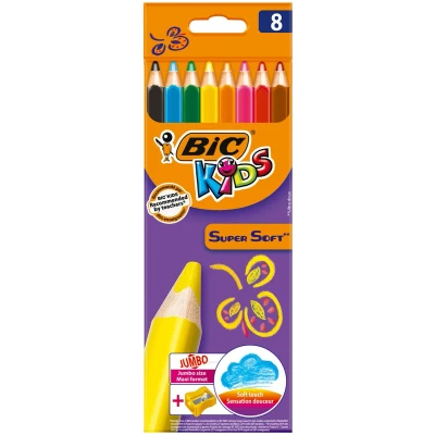 Afbeelding van Kleurpotlood Bic kids driehoekig supersoft