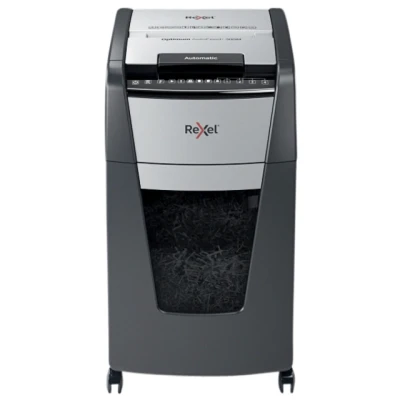 Afbeelding van Papiervernietiger Rexel Optimum Auto+ 300M P5 snippers 2x15mm