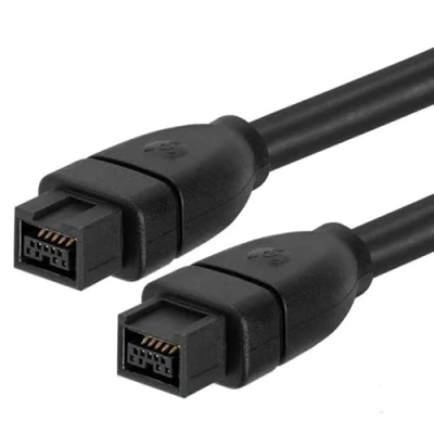 Afbeelding van CABLEPELADO FireWire 800 IEEE 1394b kabel, 9 polig naar polig, 1394b, high speed 1,80 m, zwart