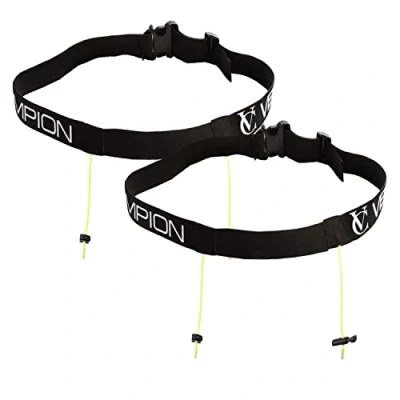 Afbeelding van Velochampion Triathlon hardloopriem: elastisch, comfortabel en klemvast. Verstelbare heupriem voor marathons racen (kinderen, 1)