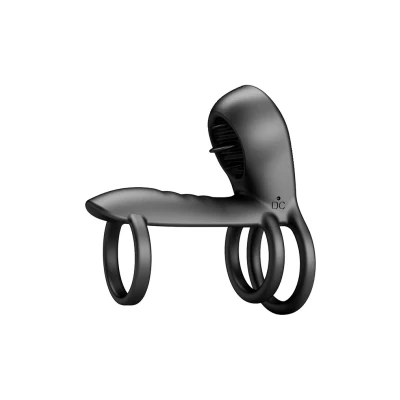 Afbeelding van Cockring Vibrator met clitoris stimulator Jammy