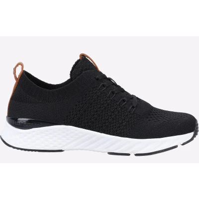 Afbeelding van Hush Puppies Opal Dames Zwarte Sneakers