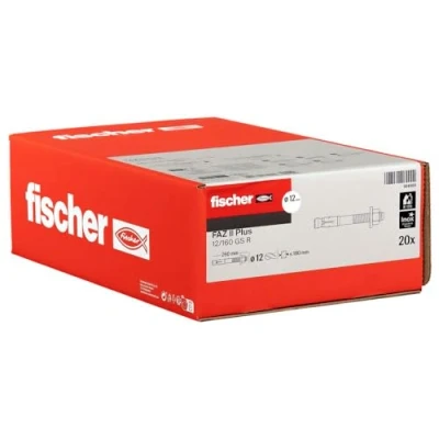 Afbeelding van Fischer FAZ II Plus 12/160 GS R Boutanker 260 mm 12 564669 20 stuk(s)