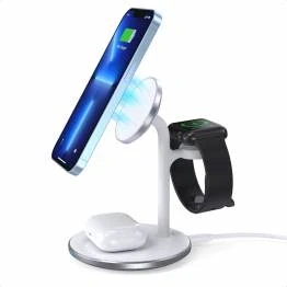 Afbeelding van Choetech 3 in 1 draadloze oplader voor iPhone 12/13/14/15, AirPods en Watch