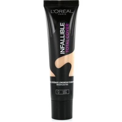 Afbeelding van L&#039;Oréal Infallible Total Cover Foundation 9 Light Sand