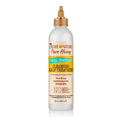 Afbeelding van Creme Of Nature Pure Honey Scalp Refresh Cleansing Treatment 8 oz