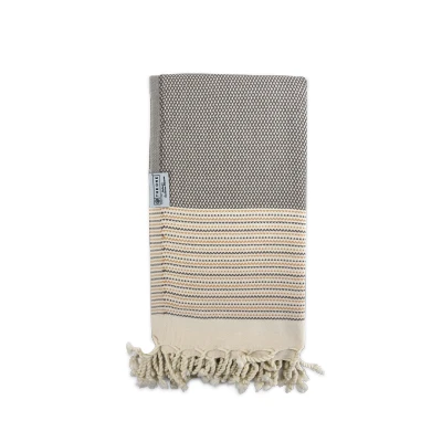 Afbeelding van The One Towelling Exclusive Hamamdoek 90 x 170 cm Hoge vochtopname 550 gr/m² Katoen Bruin