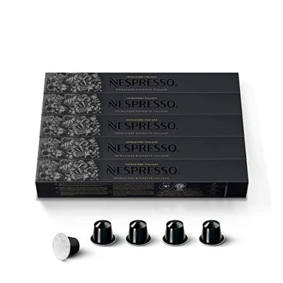 Afbeelding van NESPRESSO ORIGINAL Ristretto, donkere roostering, 50 koffiecapsules