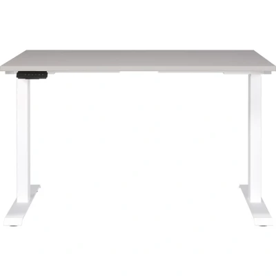 Afbeelding van Germania Jet 120 cm Cashmere / Wit Elektrische Zit Sta Bureautafel
