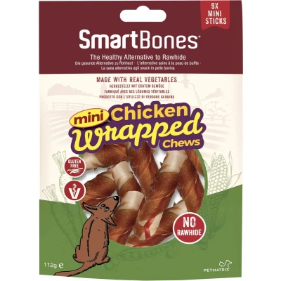 Afbeelding van Smartbones Chicken Wrap Mini Hondensnacks Kip 9 stuks