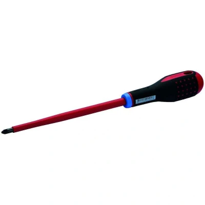 Afbeelding van Bahco Schroevendraaier ERGO™ geïsoleerd VDE driecomponentengreep Pozidriv PZ1 x 20 mm 80 BE 8811S