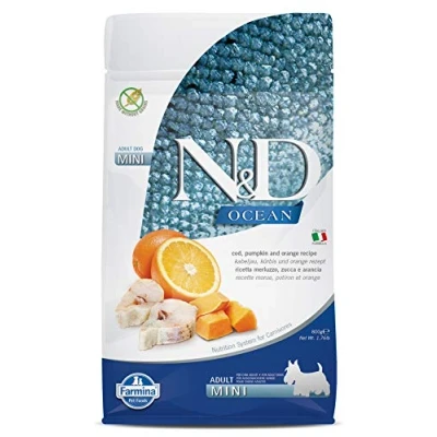 Afbeelding van N&amp;D Ocean hondenvoeding Kabeljauw met Pompoen small breed 800 gr.