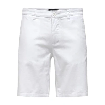 Afbeelding van Only &amp; Sons Onsmark Shorts, Heren, Maat: XS, White