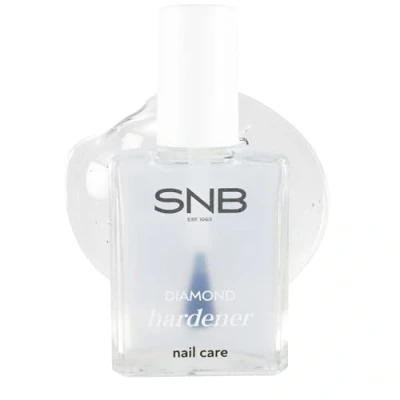 Afbeelding van SNB Professionele nagelverharder met diamantpoeder, 15 ml, versterkt dunne en broze nagels, nano technologie voor meer stevigheid glans, eenvoudig in gebruik, nagelverzorging, diamanthardener
