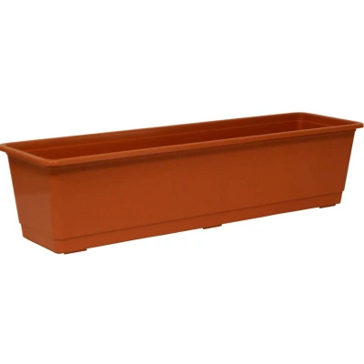 Afbeelding van Geli Plantenbak terracotta kunststof 60 x 17 14 cm Plantenbakken