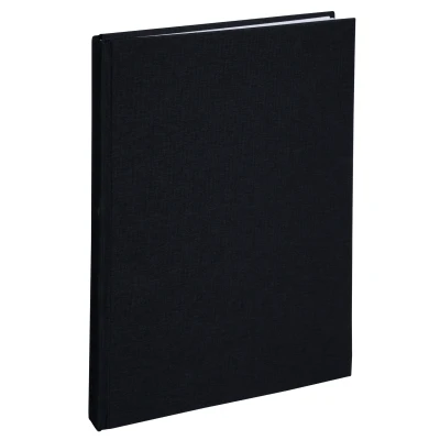 Afbeelding van Le Dauphin Tabbladen, 300 folioe pagina&#039;s, 30,5 x 22 1,70 cm, zwart pages Noir Toilé