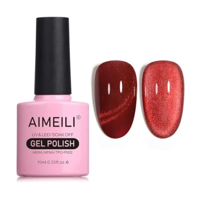 Afbeelding van AIMEILI Hema Free Cat Eye Gel Nagellak UV LED Gellack Soak Off Vegan Cruelty Polish 10ml (744)