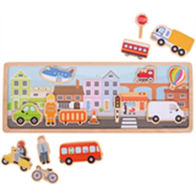 Afbeelding van Bigjigs Magneetbord (Stad)