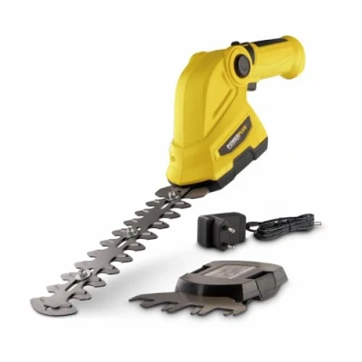 Afbeelding van Powerplus POWXG2033 Gras /Heggenschaar accu 7.2V Snoeien en knippen Zwaardlengte: 100/180mm Mesafstand: 8mm Incl. 1,5Ah lader Haagschaar voor tuinonderhoud