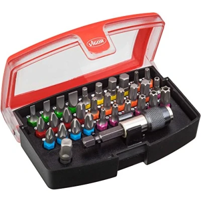 Afbeelding van VIGOR V5019 Set, schroevendraaierbits 32