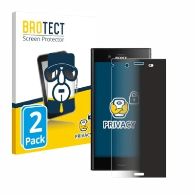 Afbeelding van BROTECT privacy screenprotector voor Sony Xperia XZ1 Folie Beschermfolie Blauwlichtfilter (2 Stuks)