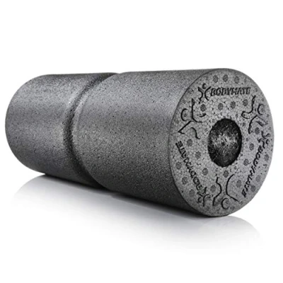 Afbeelding van Care Fasciarol met ronde lopende grote voor rugleuning van de vervelkolom, 35 x 14 cm, zwart