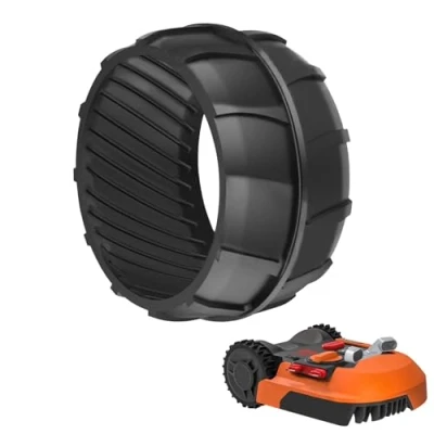 Afbeelding van Viilich Wielbescherming voor Worx Landroid, frontwiel profiel maairobot, profieltuning, tractieverbetering, compatibiliteit met de Landroid M500 M700 S300 M1000 en Plus